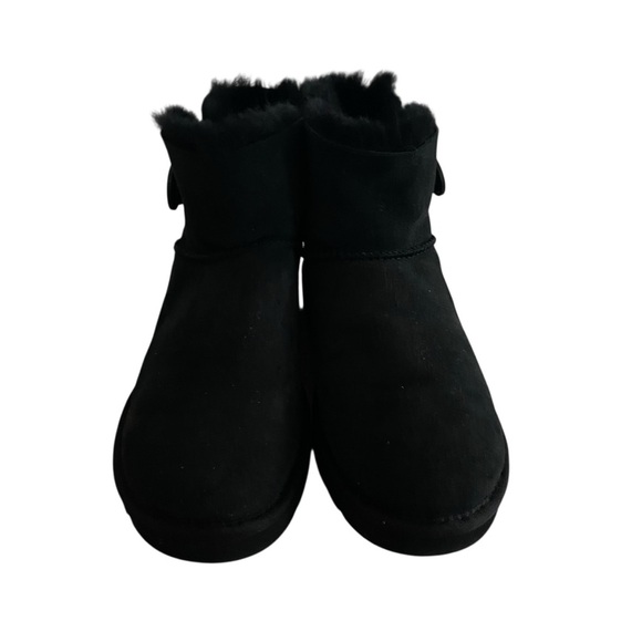 NWT UGG Bailey Button II Black Winter Boots with Plush Lining Women 10 - Picture 3 of 10